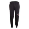 Air Jordan Air Alphabet Printing Knit Fleece Sports Long Pants Black