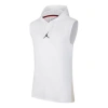 Air Jordan Air Dri-fit Back Alphabet Printing Hooded Vest White