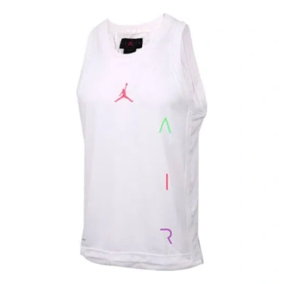 Air Jordan Air Dri-fit Basketball Sports Vest White