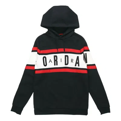 Air Jordan Air Fleece Pullover Hoodies Athleisure 'black'
