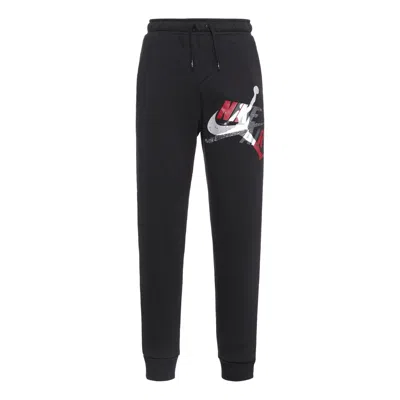 Air Jordan Air Jumpman Logo Pants For Men Black
