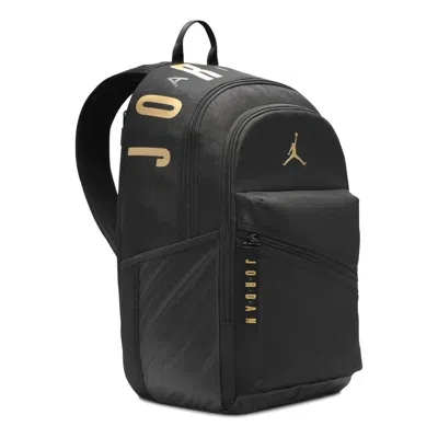Air Jordan Air Patrol Backpack 'black Gold' In Multi