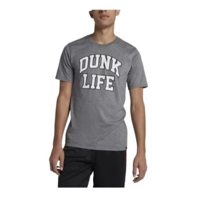 Air Jordan Air Split Court Tee In Gray