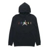 Air Jordan Air Sport Dna Hbr Patch Pattern Fleece Lined Knit Pullover Black