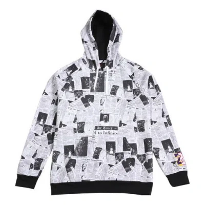 Air Jordan Aj Newspaper Silhouette Tribute Painting Limited In Multi