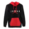 Air Jordan Alphabet Hoodie Men's Black In Black