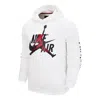Air Jordan Alphabet Logo Pullover Hooded Fleece 'white'