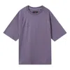 Air Jordan Alphabet Round Neck Pullover Short Sleeve T-shirt Men's Purple In Purple
