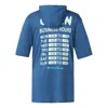 Air Jordan Alphabet Short Sleeve Hoodie Men's Blue
