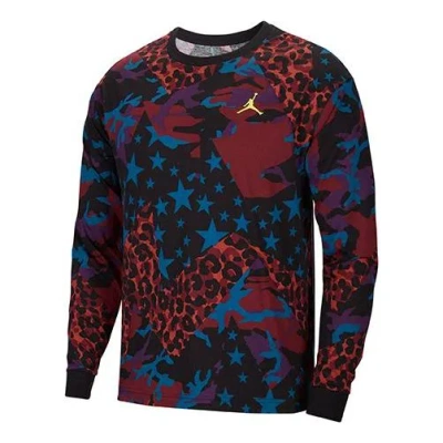 Air Jordan Animal Instinct Long Sleeves Purple In Multi