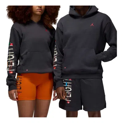 Air Jordan Artist Series By Darien Birks Fleece Hoodie Asia Sizing 'dark Smoke Grey' In Black