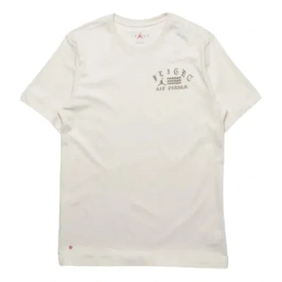 Air Jordan Artist Series By Umar Rashid T-shirt Asia Sizing 'sail' In White