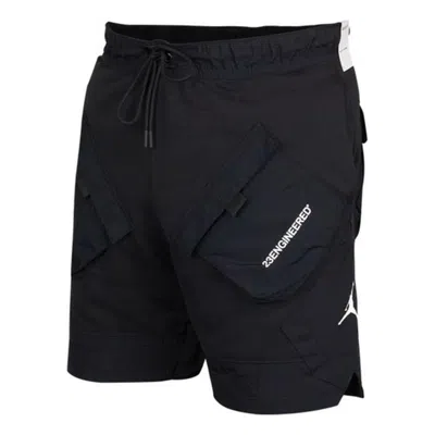 Air Jordan Athleisure Casual Sports Breathable Cargo Shorts Black
