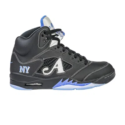 Pre-owned Air Jordan Awake Ny X  5 Retro 'black Racer Blue' | Men's Size 8