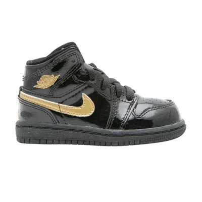 Pre-owned Air Jordan Baby Jordan 1 Retro 'metallic Gold' | Black | Infant Size 10