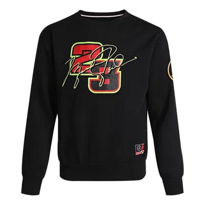Air Jordan Basketball Print Digital Crewneck Pullover Fleece Sweatshirt For Men Black