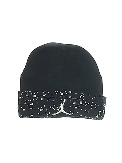 Pre-owned Air Jordan Kids' Beanie Hat In Black