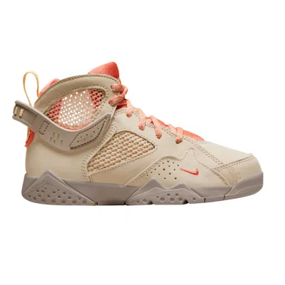 Pre-owned Air Jordan Bephie's Beauty Supply X  7 Retro Ps | Tan | Kid's Size 12 In Brown