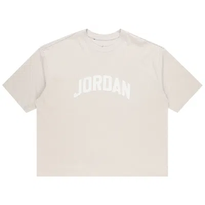 Pre-owned Air Jordan Boxy T-shirt 'light Orewood Brown/sail' | Men's Size Xl