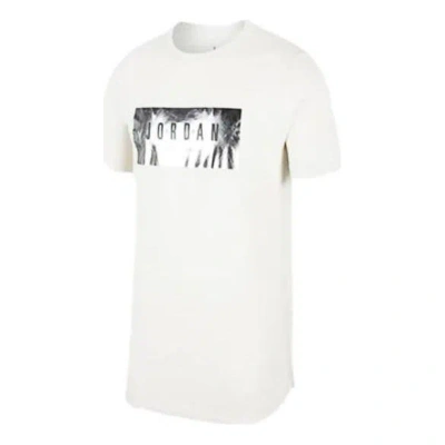 Air Jordan Brand Cartoon Pattern T-shirt 'white'