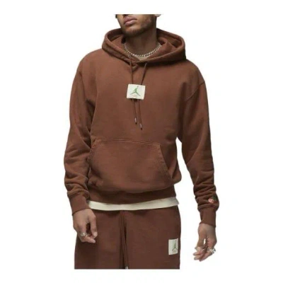 Air Jordan Brand Drawstring Hoodie Men's Brown