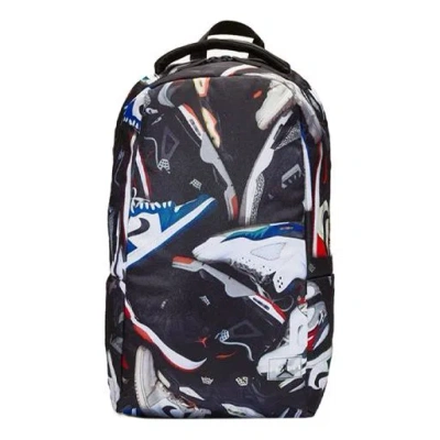 Air Jordan Brand Graphic Backpack 'multi-color' In Black