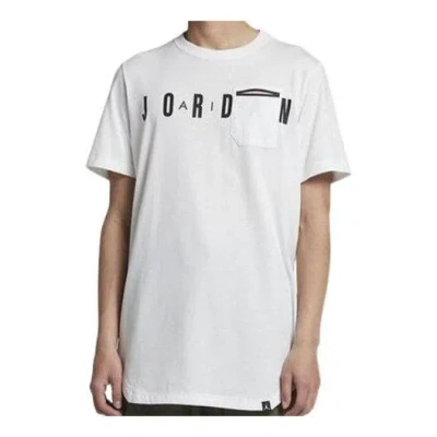 Air Jordan Brand Sportswear Logot In White
