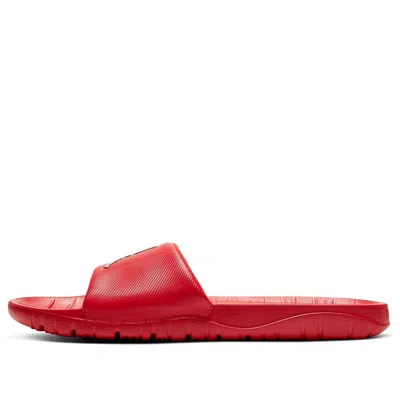 Air Jordan Break Slide 'university Red' In Animal Print