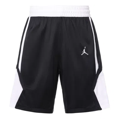 Air Jordan Breathable Basketball Shorts Men's Black And White
