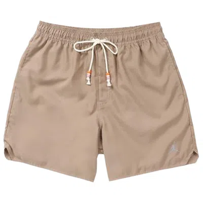 Pre-owned Air Jordan Brooklyn Festival Shorts 'khaki' | Green | Men's Size Xl