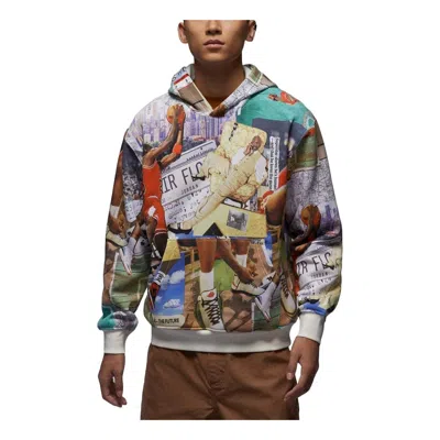 Air Jordan Brooklyn Fleece All Over Print Hoodie Asia Sizing 'multi-color'