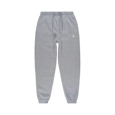 Pre-owned Air Jordan Brooklyn Fleece Pants 'carbon Heather/white' | Grey | Men's Size S In Gray