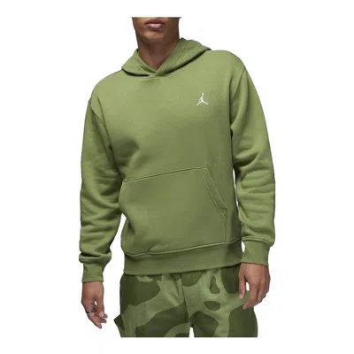 Air Jordan Brooklyn Fleece Printed Pullover Hoodie Asia Sizing 'light Olive Green'