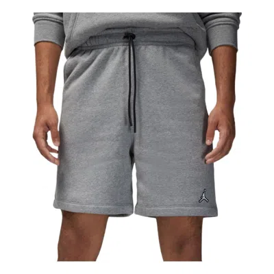Air Jordan Brooklyn Fleece Shorts In Gray