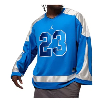 Air Jordan Brooklyn Oversized-fit Jersey 'sport Blue Sail'