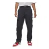 Air Jordan Button Closure Design Casual Pants Men's Black