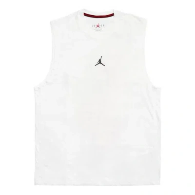 Air Jordan Casual Breathable Running Solid Color Sports Basketball Breathable Vest White