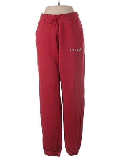 Pre-owned Air Jordan Casual Pants In Red