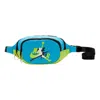 Air Jordan Casual Sports Classic Fanny Pack Messenger Bag Multilayer Zipper Blue