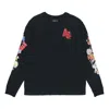 Air Jordan Casual Sports Long Sleeves Round Neck Black
