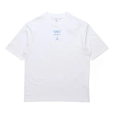 Air Jordan Casual Sports Round Neck Breathable Short Sleeve White