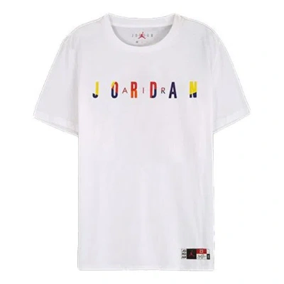 Air Jordan Causual Sports Round Collar Male White