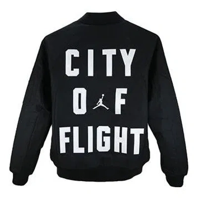 Air Jordan City Of Flight Ma-1 Jacket Black