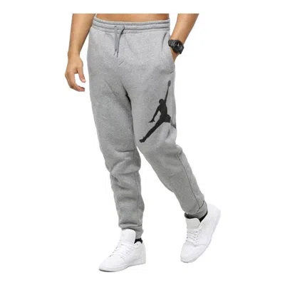 Air Jordan Classic Jumpman Fleece Sweatpants 'grey' In Gray