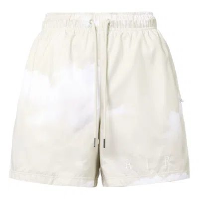 Air Jordan Clouds Printing Casual Sports Shorts White In Neutral