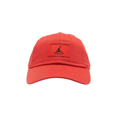 Pre-owned Air Jordan Club Cap Adjustable Hat 'lobster/black' | Red | Men's Size M/l