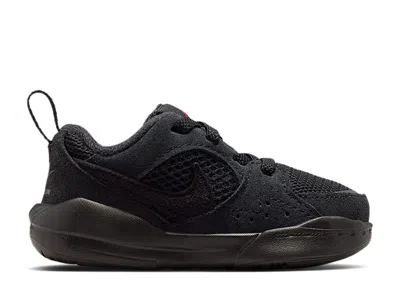 Air Jordan Babies'  Cmft Era Td 'black Gym Red' In Gray