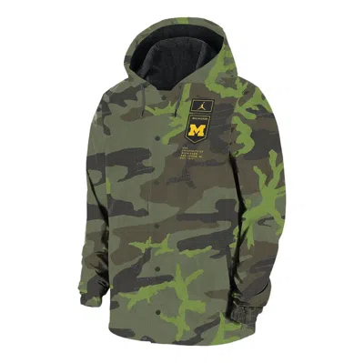 Air Jordan College Jacket 'green Camo'