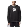 Air Jordan Contrasting Colors Patch Hoodie Men's Black