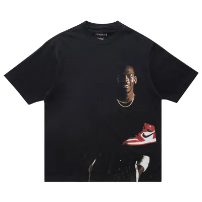 Pre-owned Air Jordan Crewneck T-shirt 'off Black' | Men's Size S